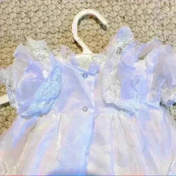 🌟 Vintage Sweet Treats lace ruffle dress white - Picture 6 of 11